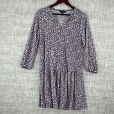 Banana Republic Women's size Medium Sheath V-neck floral mini dress 2617