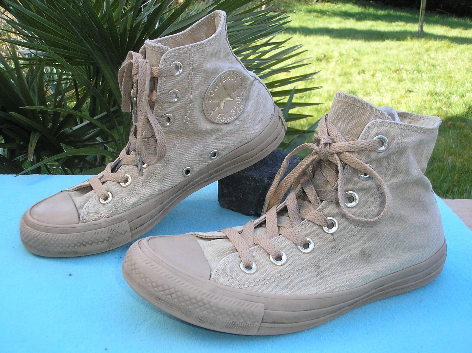 Sneakers originali Converse Chucks HI numero 37 beige!!!