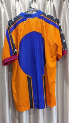 FC Barcelona 1997 1998 Large Away kappa Vintage Jersey