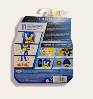 Sonic The Hedgehog Action Figure with Accessory 4” Inch