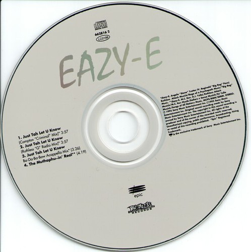Eazy-E - Just Tah Let U Know (CD, Maxi) - Picture 4 of 4