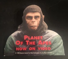 Planet Of The Apes Now On Video Promotional Pin Cardboard Movie Cornelius 1998