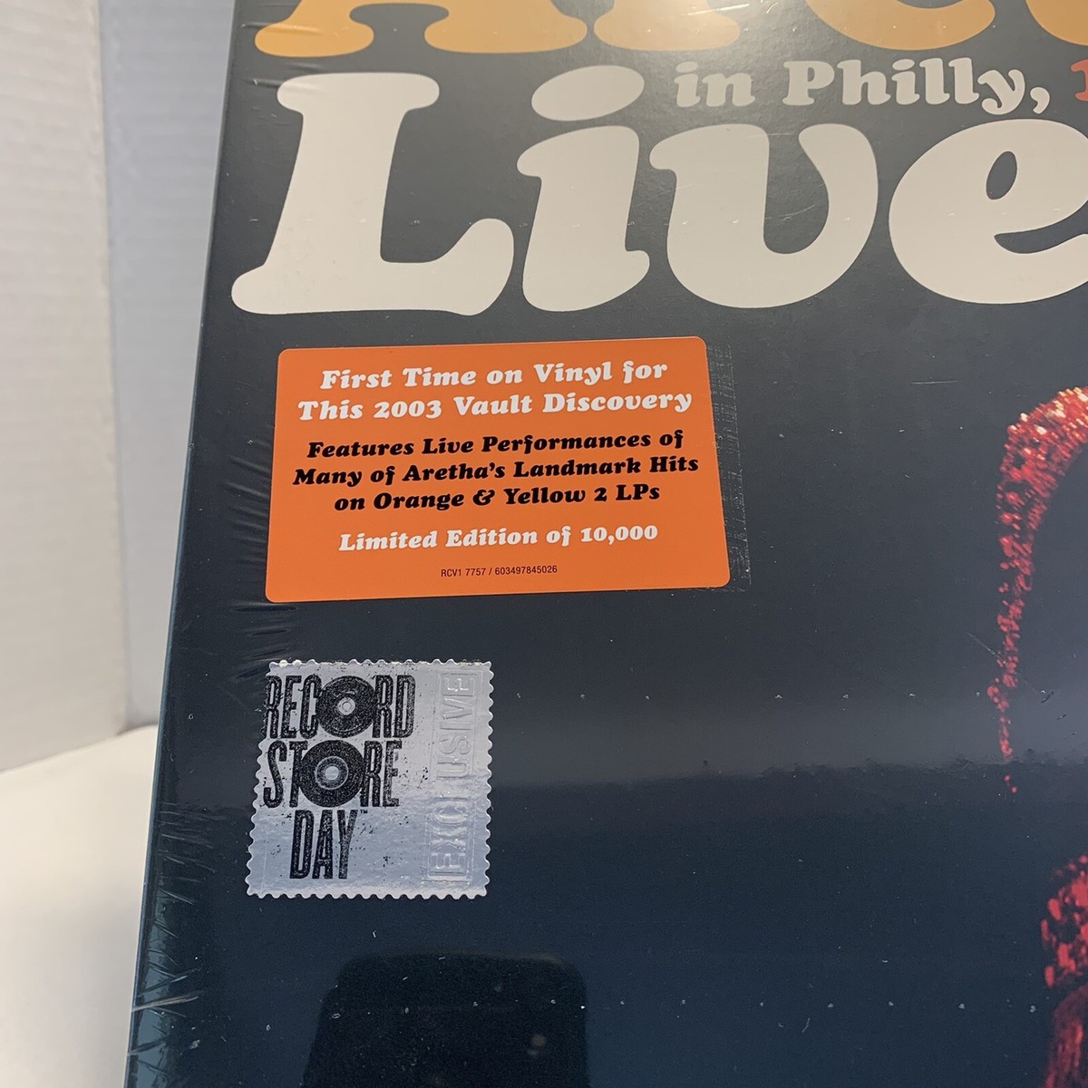 Aretha Franklin Live in Philly, 1972 RSD 2021 Record Store Day 