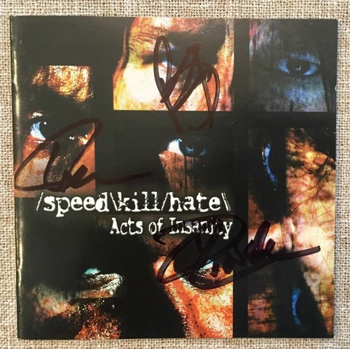 Speed Kill Hate - Acts Of Insanity (Signed by Dave Linsk-Derek Tailer) Overkill - Picture 4 of 6