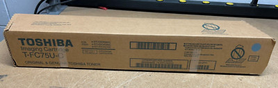 Genuine Toshiba TFC75UC / T-FC75U-C Cyan Toner for e-studio 5560C / 6560C /6570C