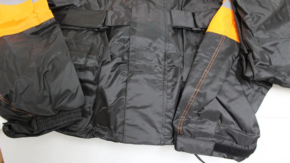 TRAJE DE LLUVIA FLY RACING 2 PIEZAS NEGRO/NARANJA 3XL 478-80163X Foto 3 de 4