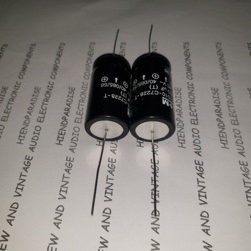 NOS SIEMENS S+M 2200uF 40V B41010-C7228-T HI END Axial CAPS FOR AUDIO ! 2pcs - Picture 6 of 7