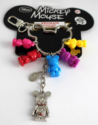 DISNEY MICKEY MOUSE ICON METAL KEYCHAIN BAG CHARM