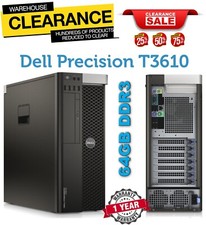 Dell Precision T3610 Xeon E5-2697v2 12-CORE 3.50GHz 64GB DDR3 512GB SSD+ 2TB HDD