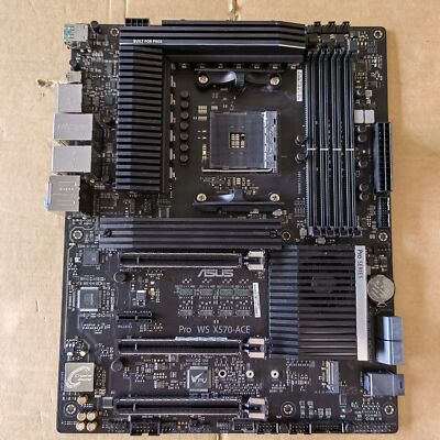 FOR ASUS Pro WS X570-ACE DDR4*4 128GB AMD AM4 HDMI DisplayPort 