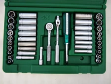 S-K Tools 1/4" Drive 41pc SAE & Metric Master Set 94941 Deep & Short Made in USA