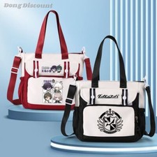 Danganronpa Large Capacity Canvas Bag Cosplay Crossbody Sling Bag Student Gift