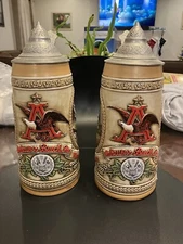 Vintage Anheuser-Busch Beer Steins