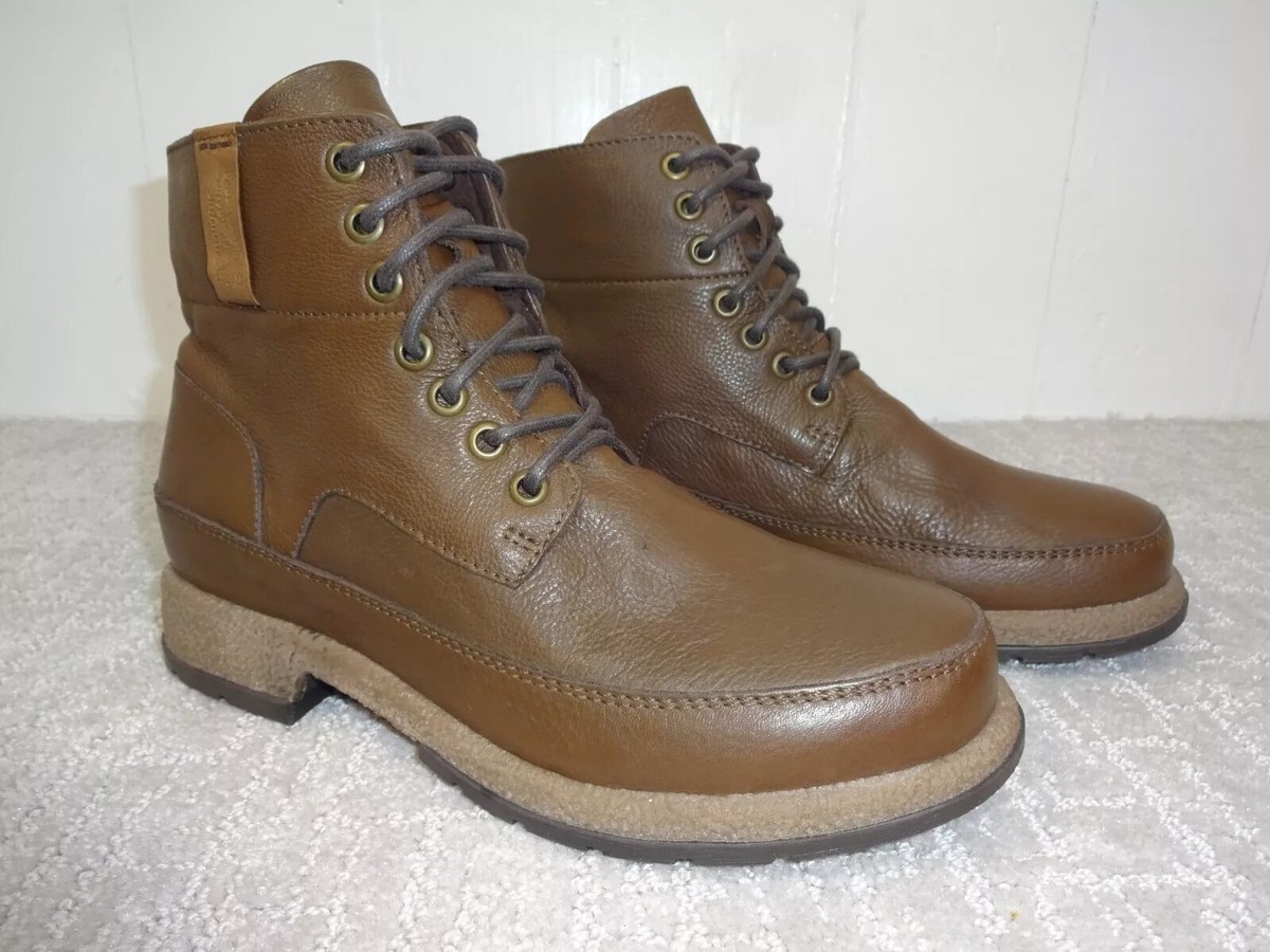 Velez Brown Leather Ankle Boots VELEZ Top Grain Leather Boots For Men - Handmade Lace-Up  main image 4