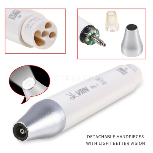 1-3 Pcs Dent VRN-A8 LED Ultrasonic Piezo Scaler PH-1 Handpiece detachable - 第 11/19 張圖片