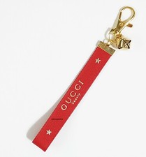 Gucci Beauty Christmas Star Red and Gold Embossed Grosgrain Ribbon Gift