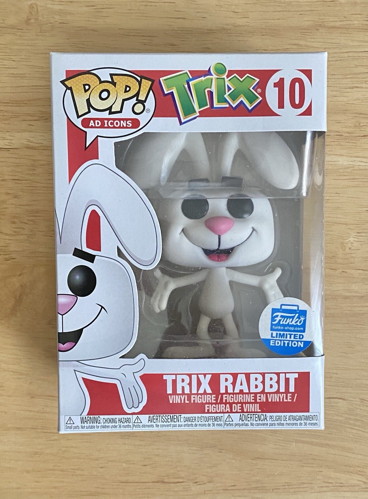 Sale Funko Pop! Ad Icons Trix Rabbit #10 Funko Shop Exclusive W/Protector!!