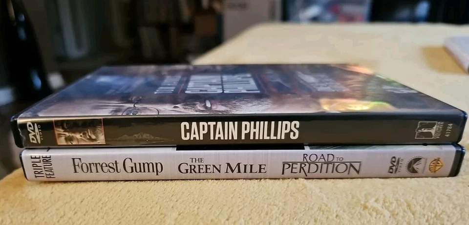 Tom Hanks DVD Lot (2) 4 Films Captain Phillips Forrest Gump Green Mile Perdition - Image 2 of 4
