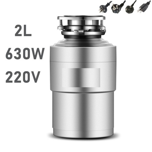 Eliminador de residuos de alimentos 220 V 630 W 2 L 3200 RPM eliminación de fregadero de basura cocina hogar - Imagen 17 de 17