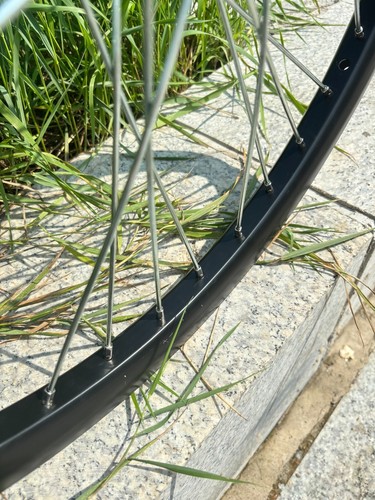 CDH 26'' Bicycle Wheel Rims Double Layer Alum Alloy & Flywheel - Bike Wheelset - Picture 12 of 22