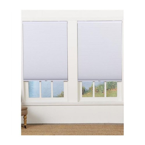 Safe Styles Cordless Blackout Cellular Shade White - 72 x 64 in.