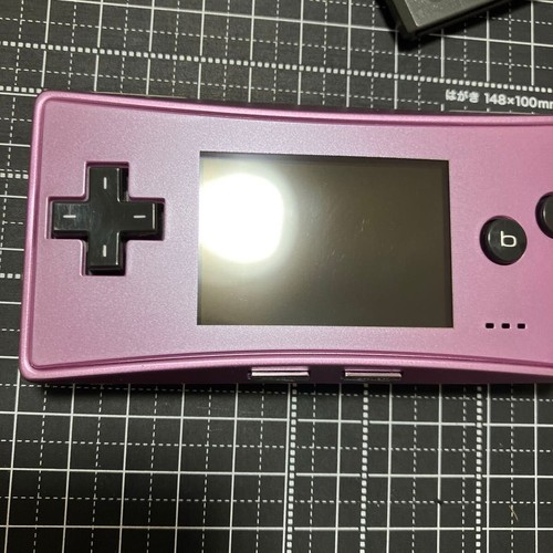 Nintendo Gameboy Micro purple Game Console with 6 games set adapter JP USED - Picture 5 of 9