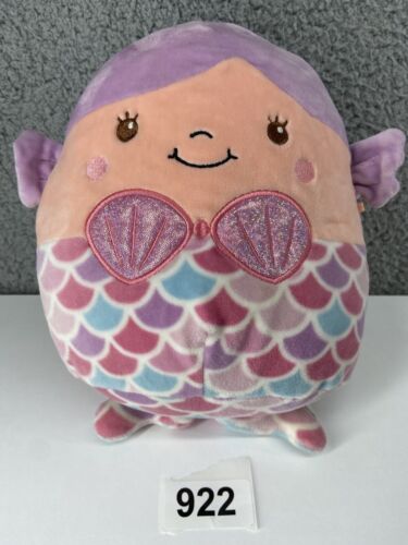 squishmallow Plush Stuff animal Denise the mermaid Purple Teal