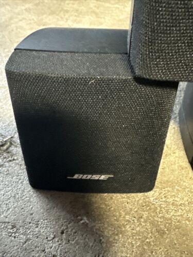 (3) Bose Acoustimass Single Cube Speakers (Black) Used No Cables - Picture 3 of 8
