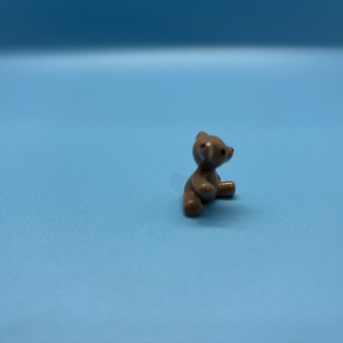 A Miniature Brown Teddy Bear Figure In Porcelain - Picture 4 of 5