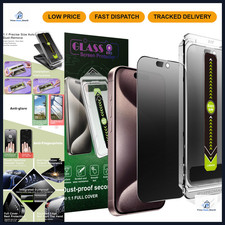 2 Pack Anti-Spy Matte Screen Protector for iPhone 16 Pro Max, 9H Tempered Glass,