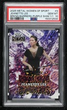 2025 Leaf Metal Women of Sport Purple Shimmer 1/1 Jeanette Lee PSA 10 GEM MT w1k