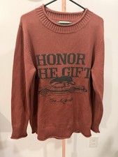 Honor The Gift Mens Knit Graphic Print Crewne...