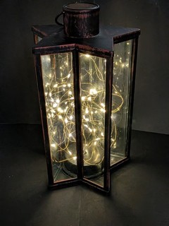 Firefly Star Lantern Solar Powered Hanging Indoor Outdoor Garden LIght