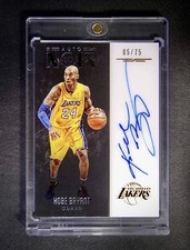 Kobe Bryant Auto Noir /75 🐍💜💛