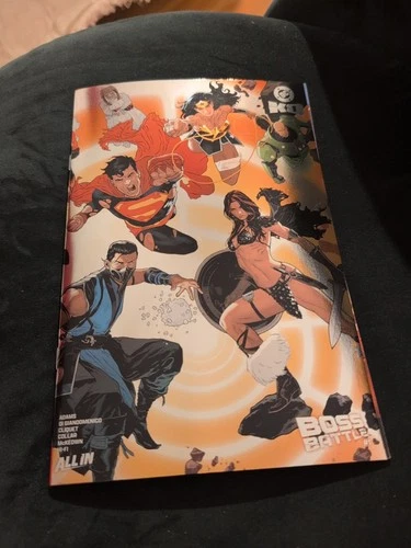 DC KO BOSS BATTLE #1 FOIL WRAPAROUND JEFF VAMPIRELLA  BATMAN SPIDERMAN VARIANT 1