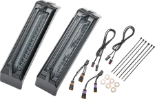 CIRO Filler Fits Panel Tail Lights - Smoke Lens - Black 42051