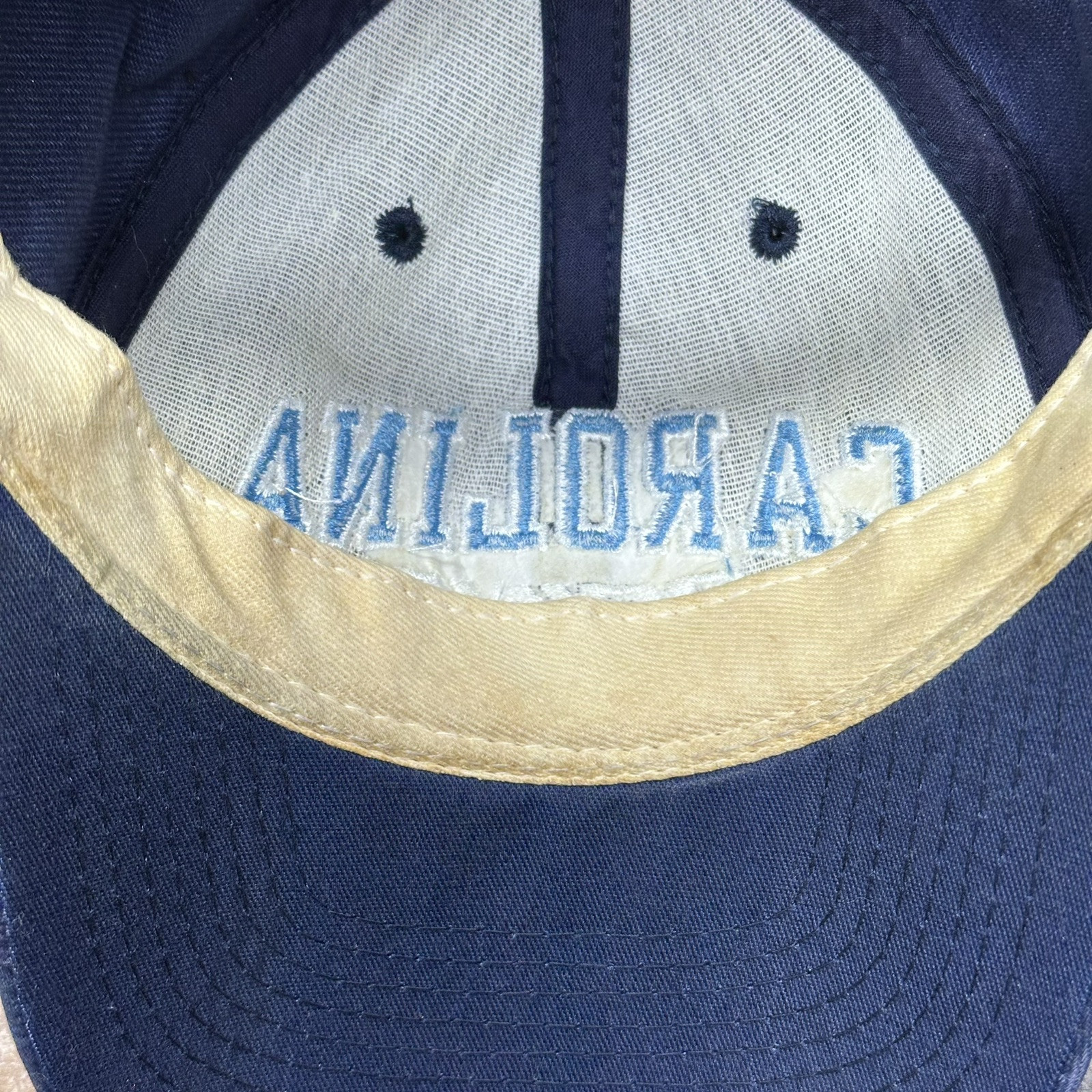 Carolina Brine Lacrosse Snapback Hat UNC Blue Embroidered Cap