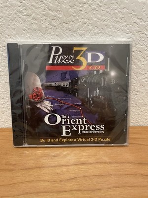 NEW Wrebbit Puzz 3D CD The Orient Express 2000 PC Mac Vintage Puzzle Game SEALED