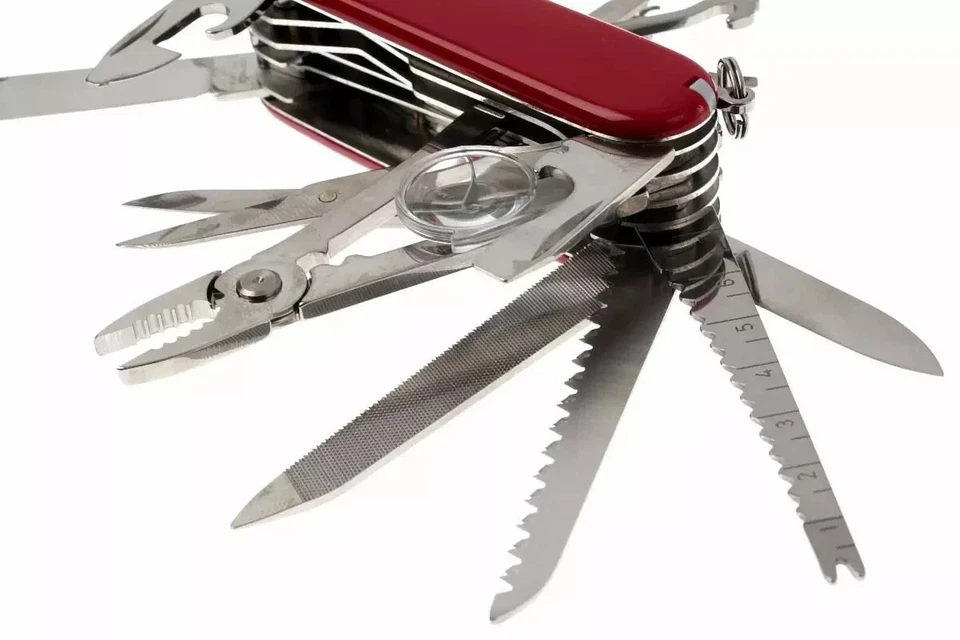 Victorinox Swiss Army Multi-Tool, SwissChamp Pocket Knife, Red 1.6795. USA Stock - Image 4 of 4