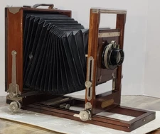 Vintage Korona View 5x7 Large Format Mahogany Camera w/Turner-Reich Lens