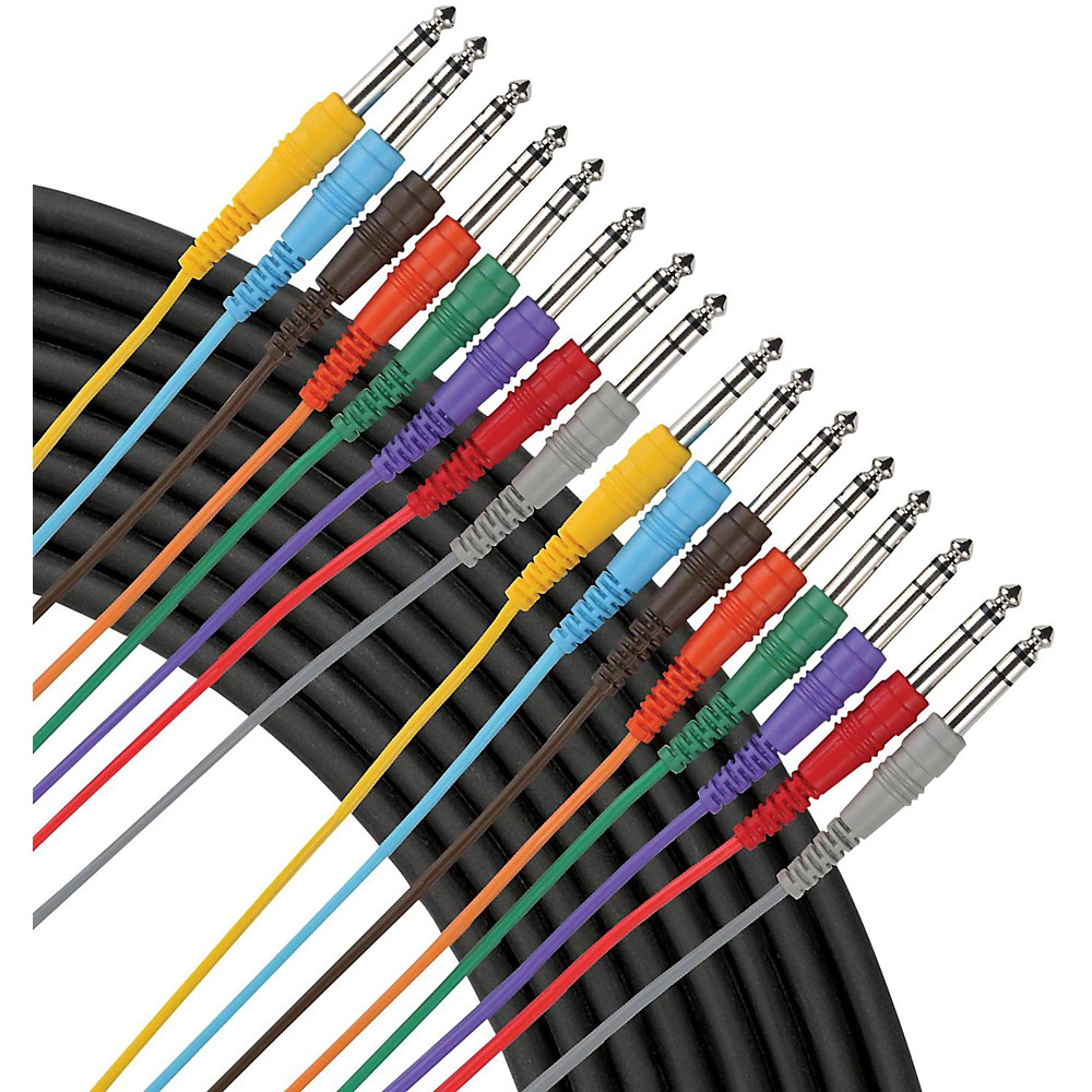 Livewire Essential 8-Channel Snake 14 to 14 6 ft Black 7990₽