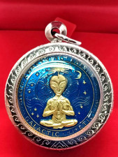 Starseed UFO Alien Coin Thai Amulet Cosmic Magic Energy Spiritual Wealth