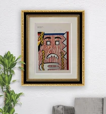 Roy Lichtenstein Hand-Signed Original Print With COA and +$3,500 USD Appraisal.*