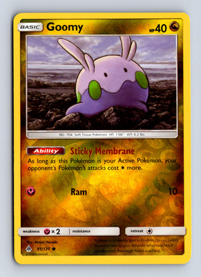 Goomy (91) English Common SM - Forbidden Light 91/131 LP