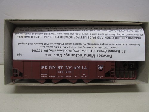 BOWSER ~ PENNSYLVANIA SHADOW KEYSTONE 4 BAHÍAS TOLVA COCHE # 186965~KIT~ ESCALA HO | Zustand: New