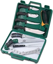 Game Processor, PR-1, Complete 12-Piece Hunting Knife Kit for Processing Big Gam