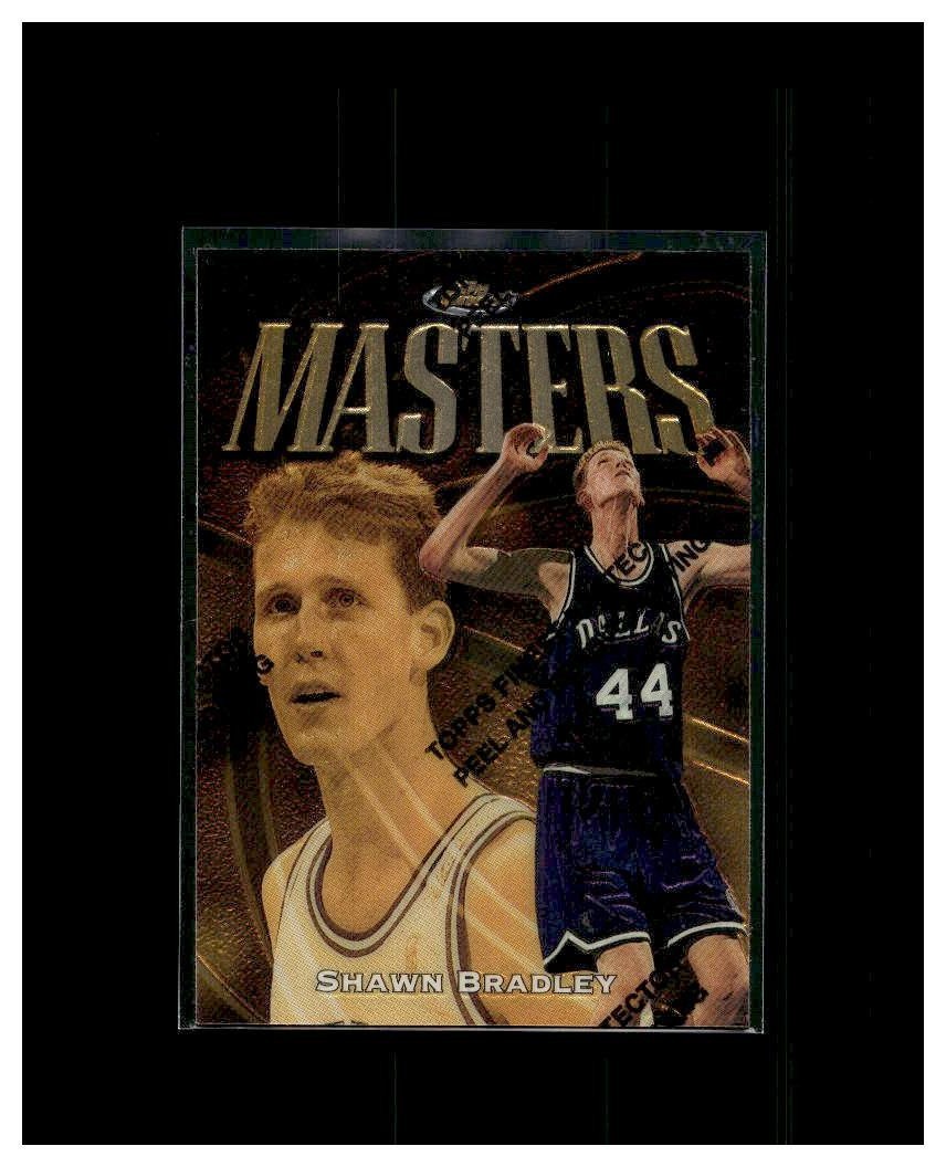1997-98 Topps Finest - Rare Gold Shawn Bradley #169 Dallas Mavericks