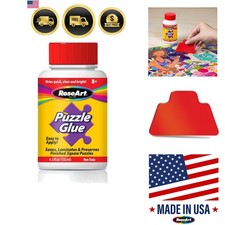 Jigsaw Puzzle Glue with Applicator - Saves, Laminates and Preserves Finished ...
