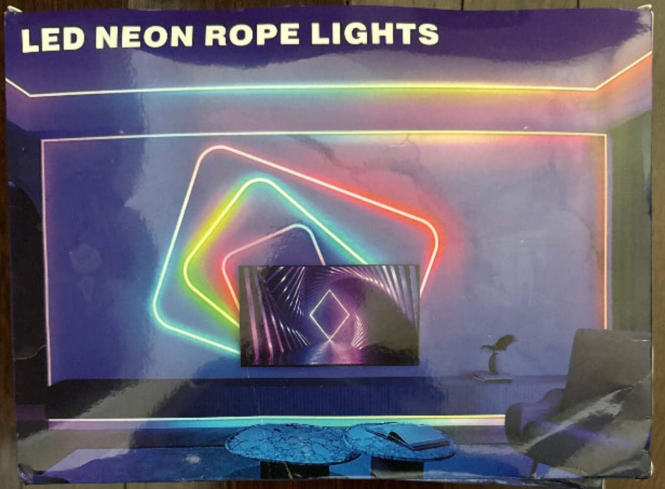Enhance your space with FBZ 20Ft LED Rope Lights, featuring flexible neon design