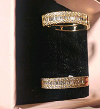 14K Yellow Gold Natural Diamond Huggie Hoop Earrings IGI 0.46-0.50 CTW